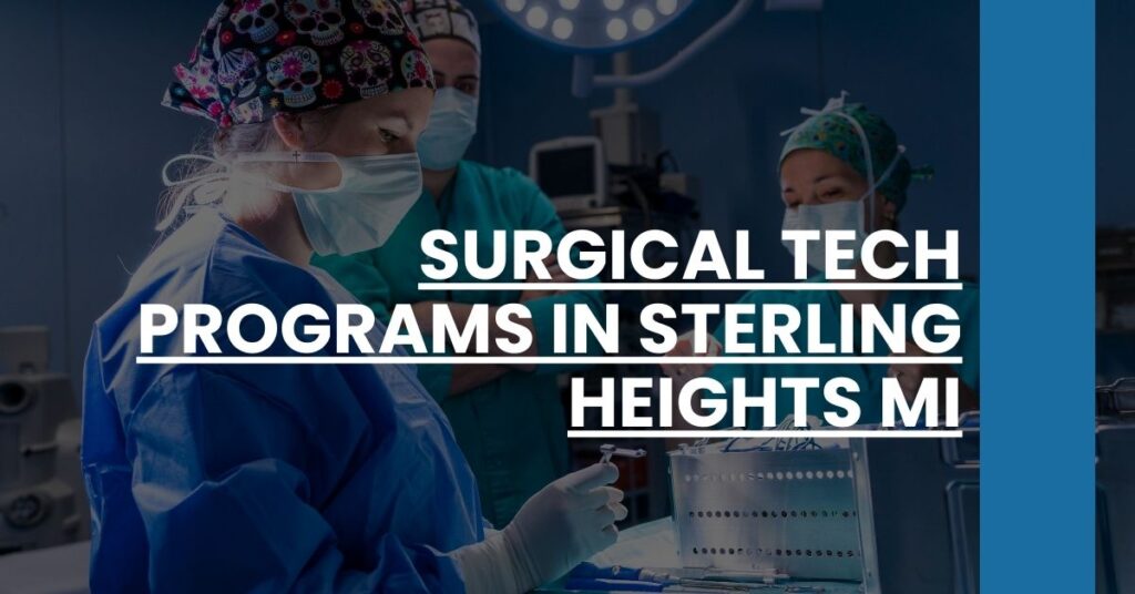 Surgical Tech Programs in Sterling Heights MI Feature Image